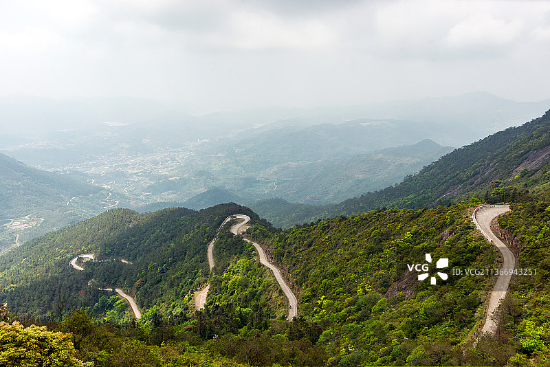 福建厦门云顶山盘山公路图片素材