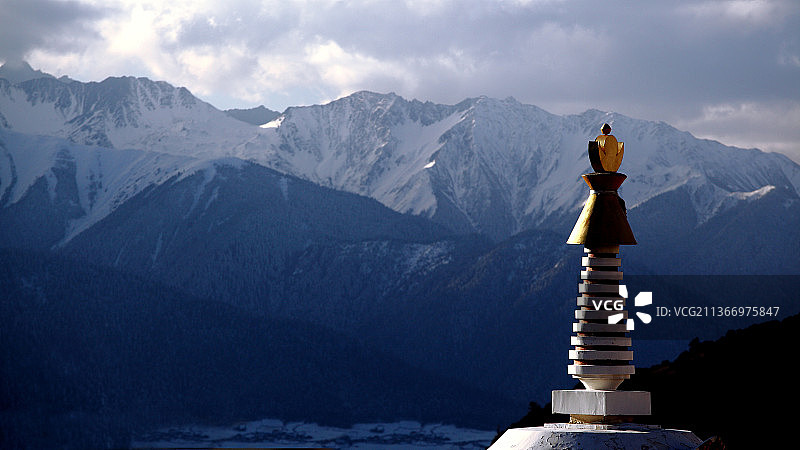 云南德钦梅里雪山图片素材