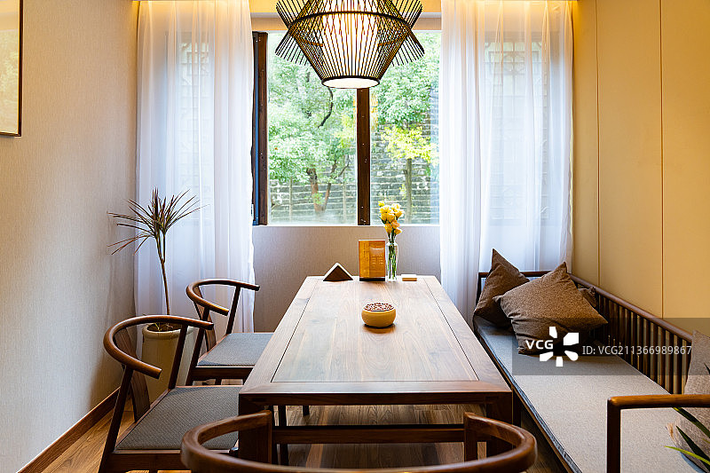 禅意茶空间图片素材