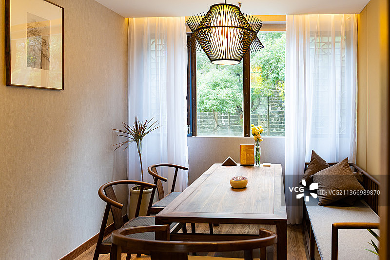 禅意茶空间图片素材