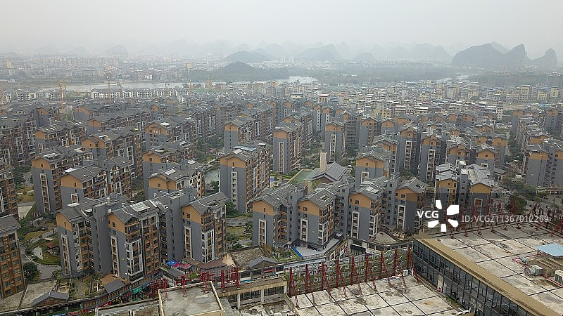 桂林七星区万达商圈建筑图片素材