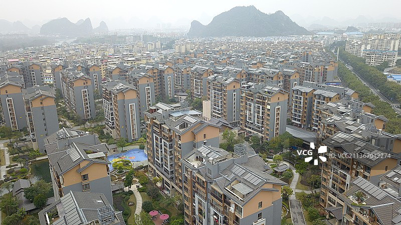 桂林七星区万达商圈建筑图片素材