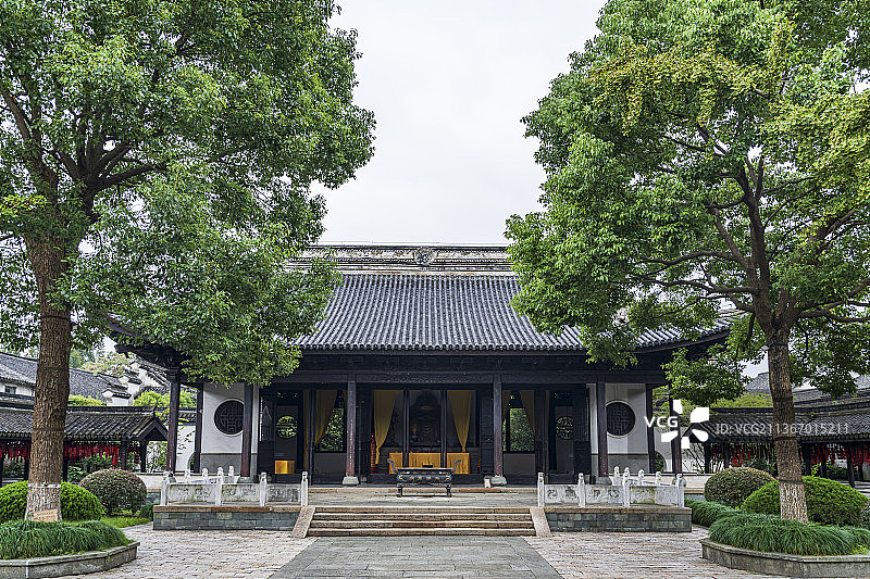 浙江嘉兴乌镇西栅乌将军庙图片素材