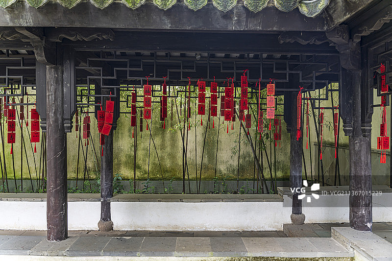浙江嘉兴乌镇西栅乌将军庙图片素材
