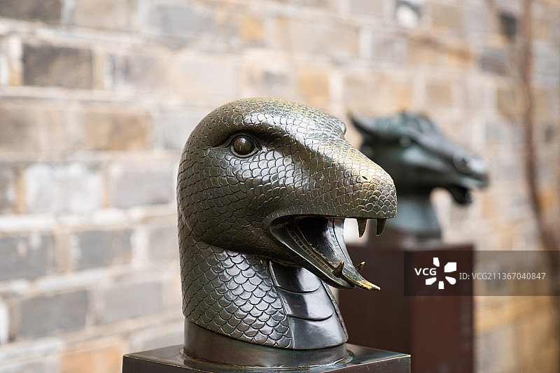 十二生肖铜像图片素材