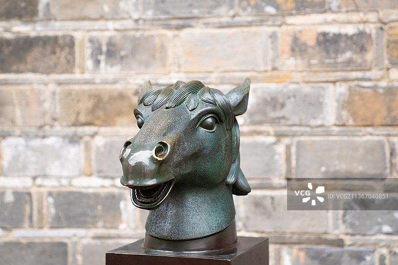 十二生肖铜像图片素材