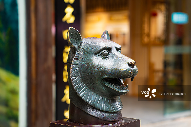 十二生肖铜像图片素材