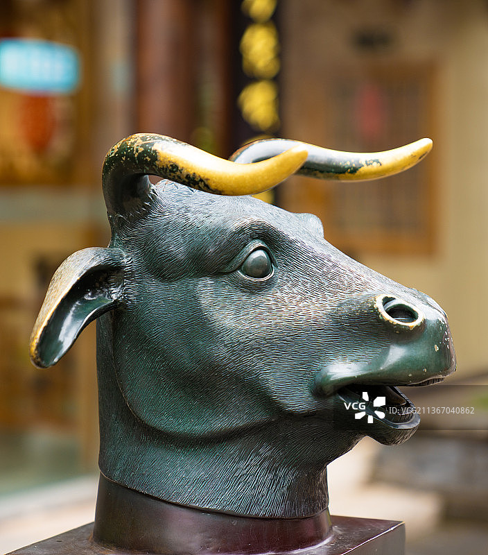 十二生肖铜像图片素材