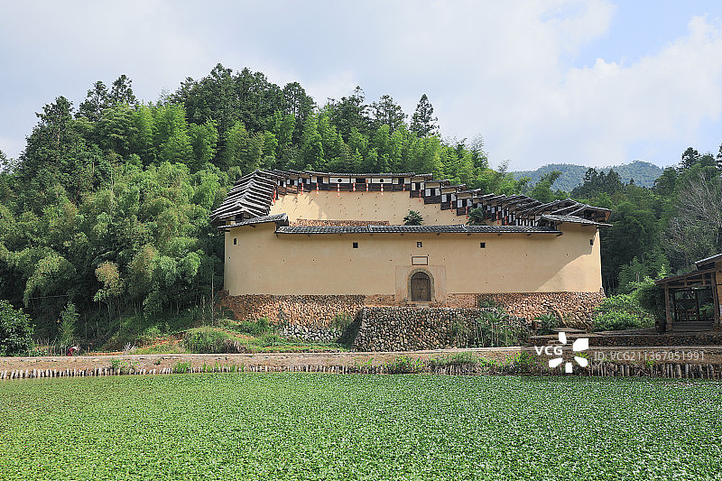 美丽乡村新农村建设文物保护大田土堡安良堡图片素材