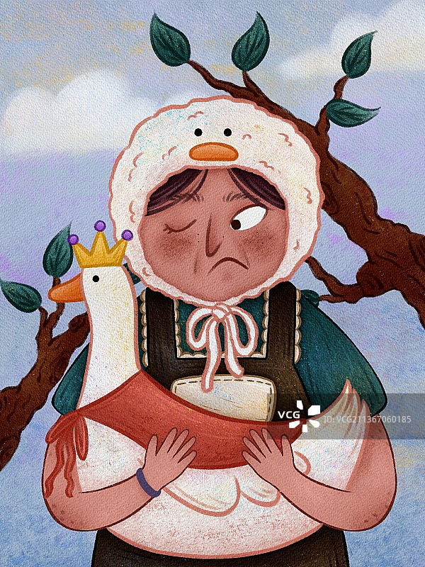 鸭子国王图片素材