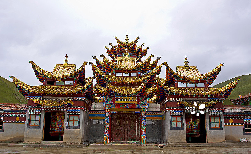 四川阿坝红原 唐克 若尔盖图片素材