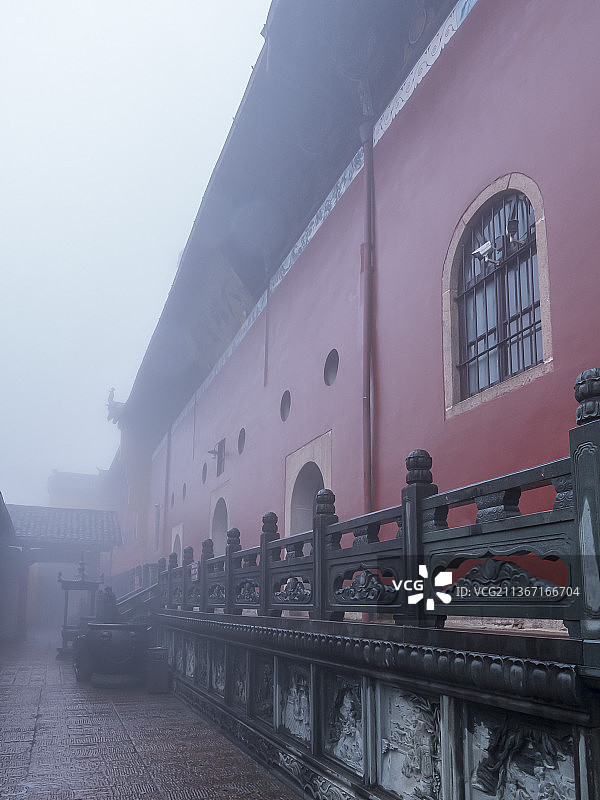 安徽九华山祗园禅寺禅院图片素材