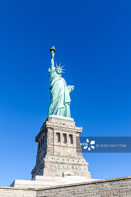 美国纽约自由女神像图片素材
