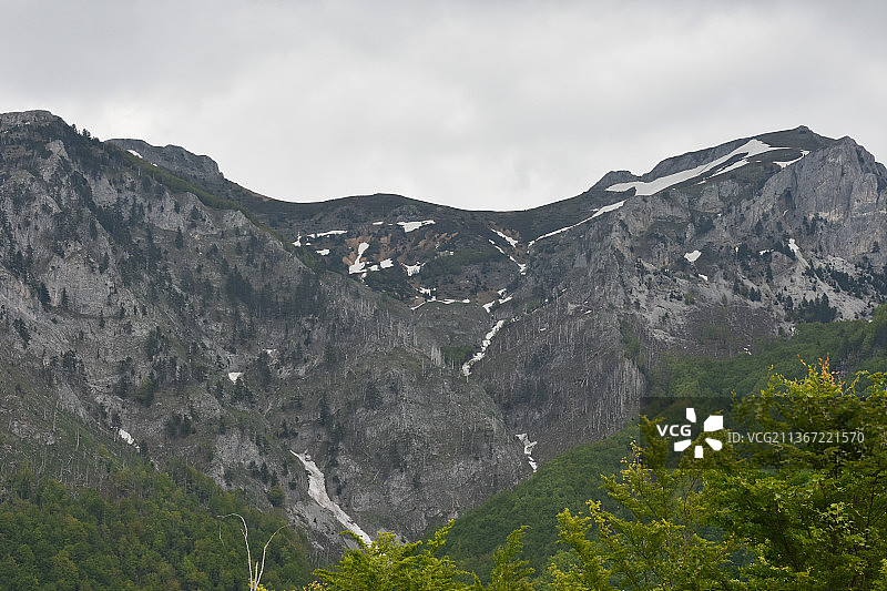 阿尔巴尼亚北部山脉风光图片素材