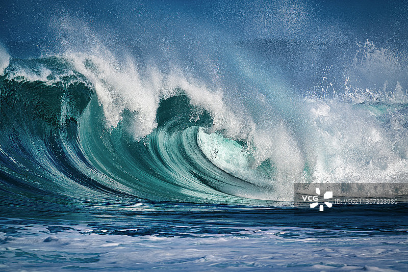 海浪景观图片素材