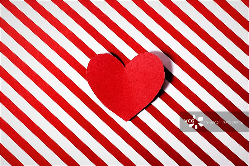 红色心形全画幅特写图片素材