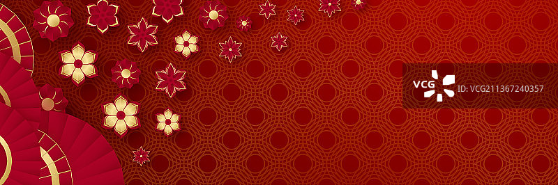 中国农历2022年虎年红和图片素材