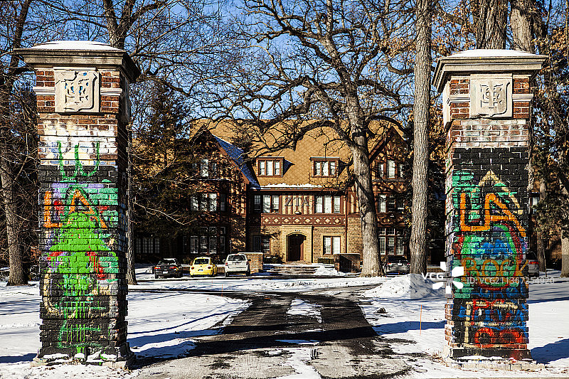 涂鸦—冬日暖阳图片素材