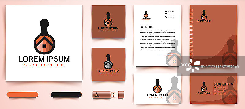 钥匙和房屋家居安全标志及商业图片素材