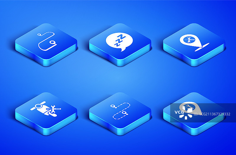 服务路线滑板车位置图片素材