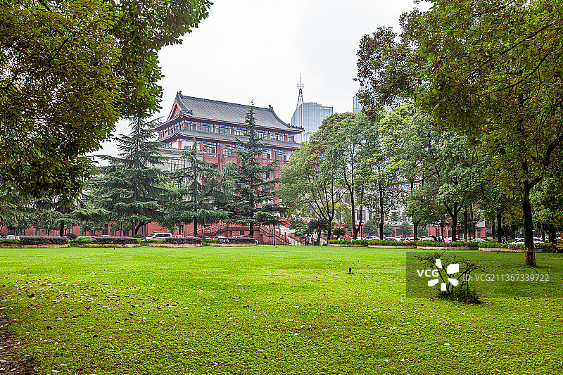 四川成都四川大学图片素材