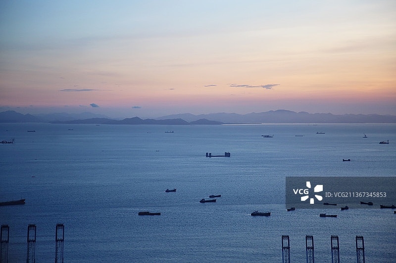 蛇口港图片素材