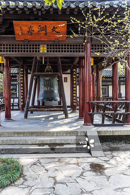 冬日常熟方塔园图片素材