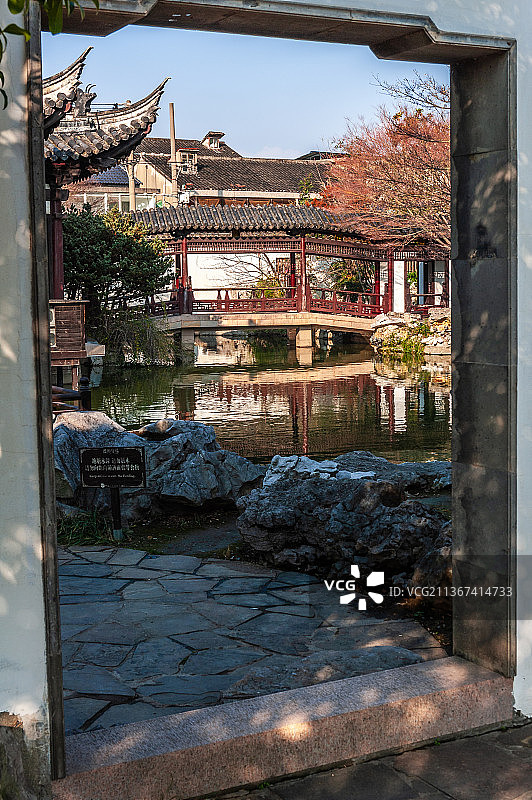 冬日常熟方塔园图片素材