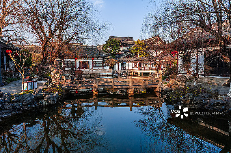 冬日常熟方塔园图片素材