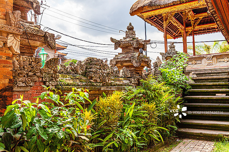 印度尼西亚巴厘岛乌布皇宫图片素材