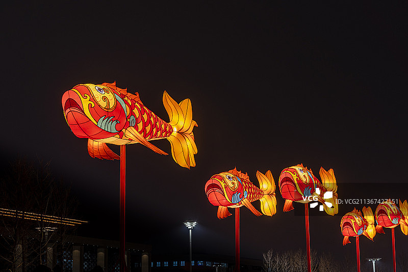 新年花灯图片素材
