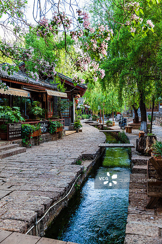 云南丽江束河古镇图片素材