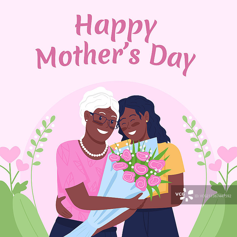 感谢妈妈社交媒体帖子模型图片素材