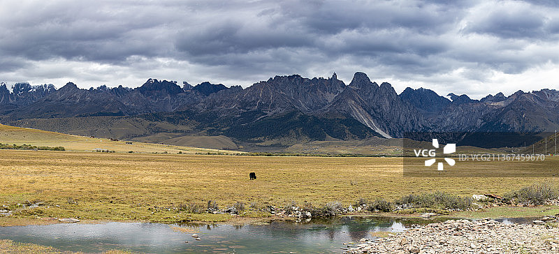 措普沟风光图片素材