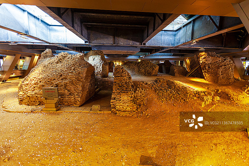 浙江杭州西湖雷峰塔景区图片素材