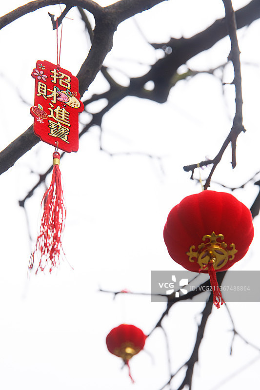 浓浓地中国风招财进宝图片素材