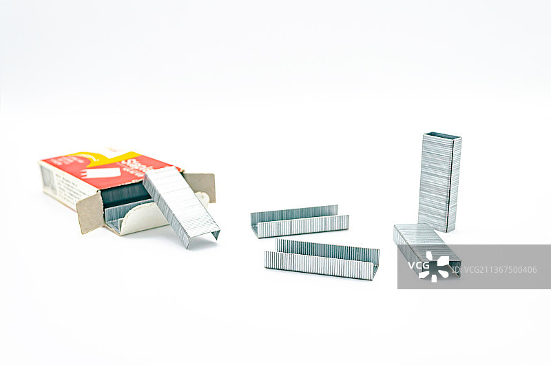 中国室内影棚拍摄静物办公文具，订书机图片素材