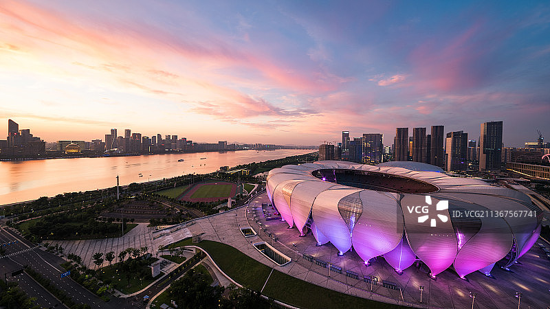杭州奥体博览城图片素材
