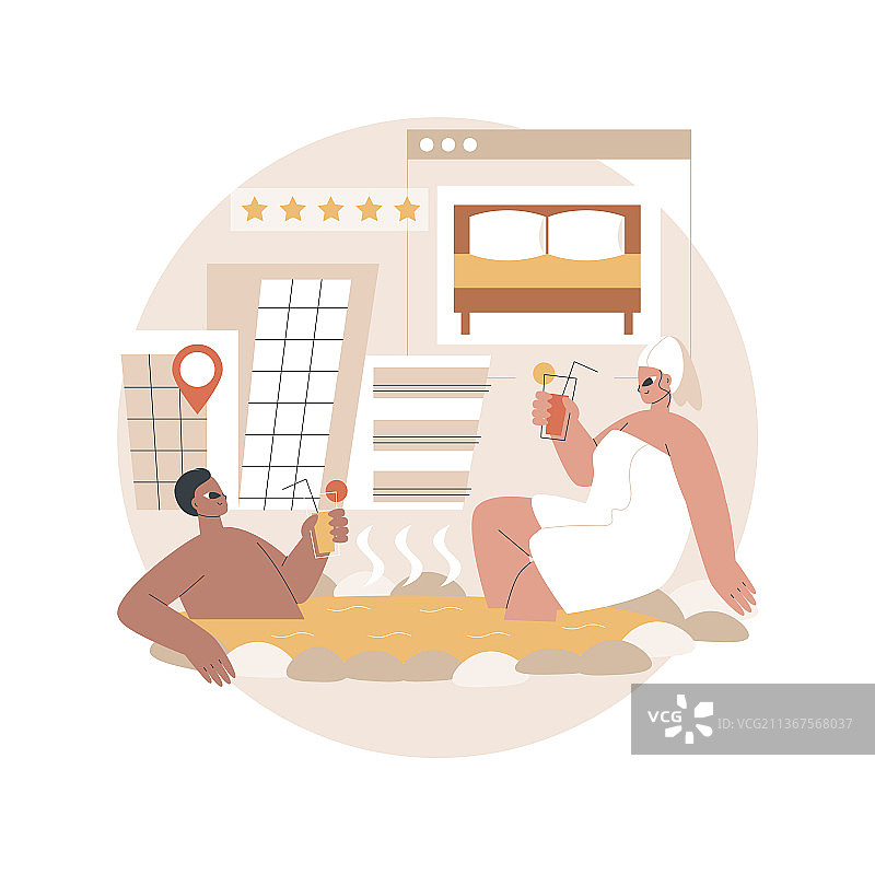 精品酒店抽象概念图片素材