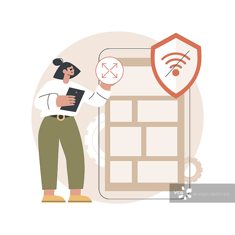 渐进式Web应用抽象概念图片素材