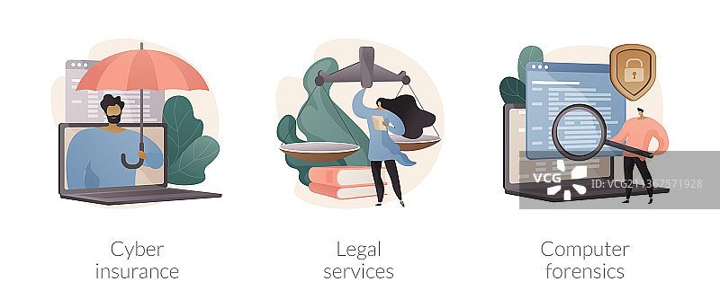 IT安全抽象概念图片素材