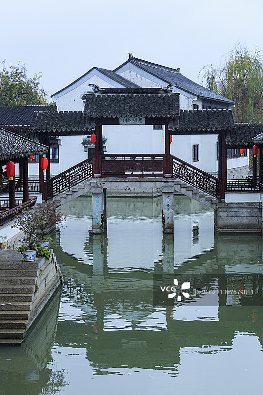 古镇风情——浙江    湖州市   南浔区  南浔古镇图片素材