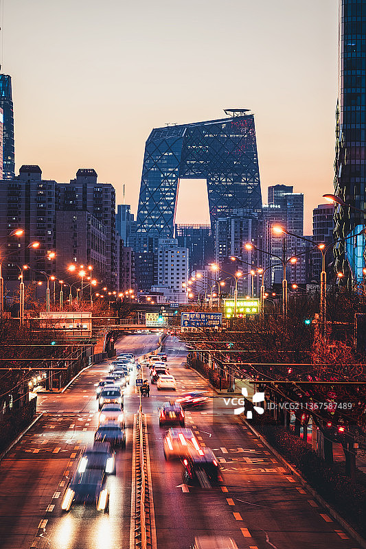 年初二的北京大街图片素材