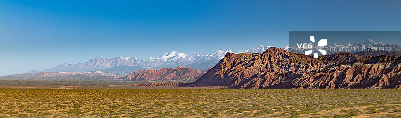 中国新疆阿克苏地区天山温宿大峡谷全景图片素材