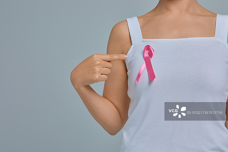乳房、乳腺癌、乳房检查、疾病、疾病预防、健康护理、乳腺癌防治宣传带图片素材