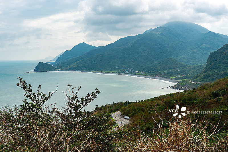 台湾花东海岸山脉图片素材