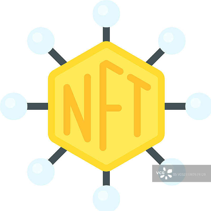 NFT网络相关图标图片素材