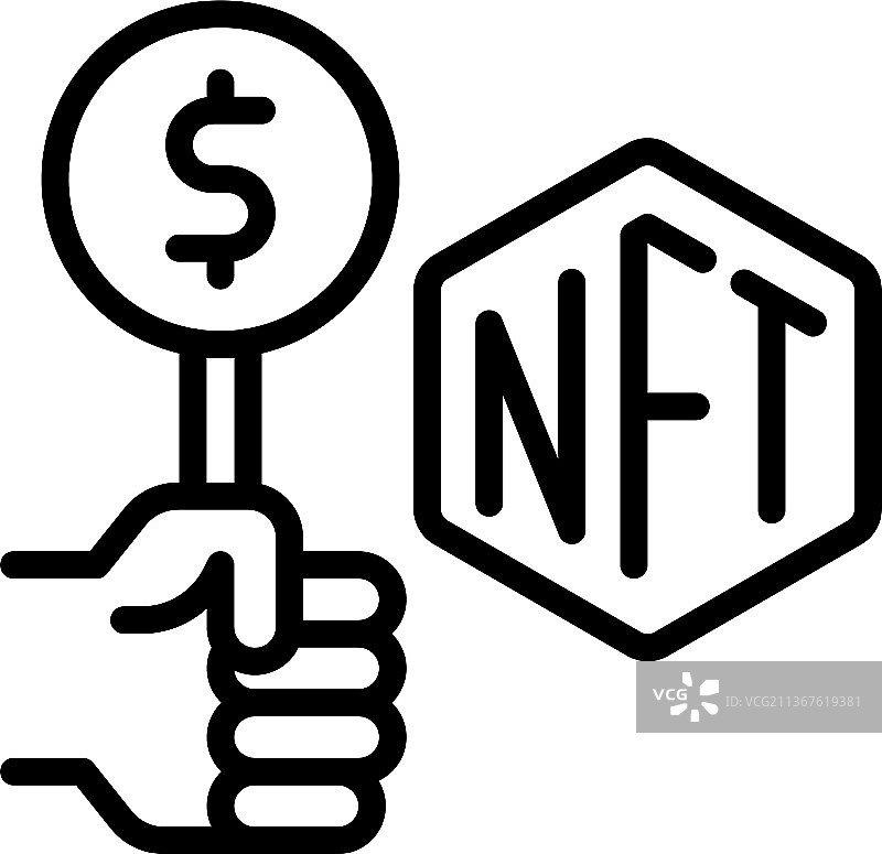 投标图标NFT相关图片素材