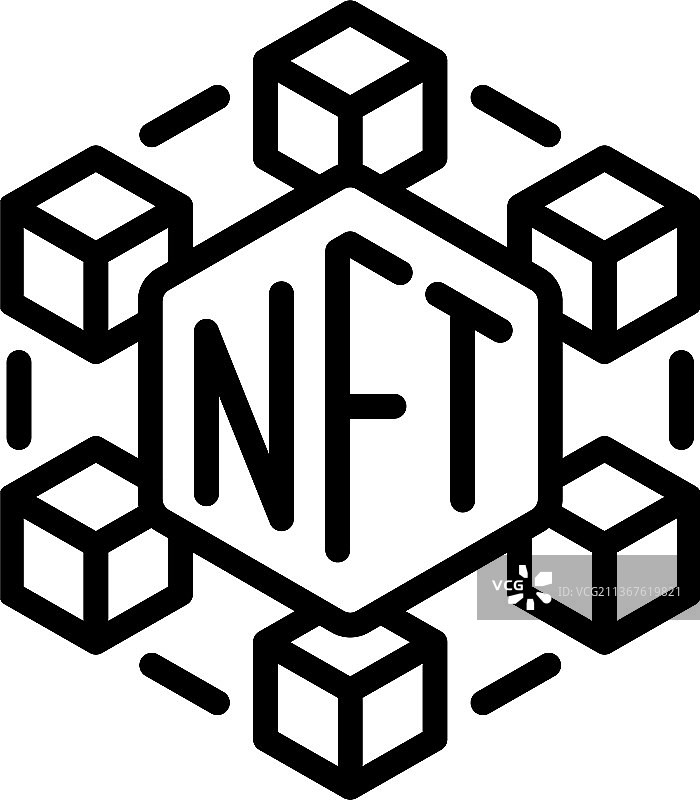 去中心化NFT相关图标图片素材