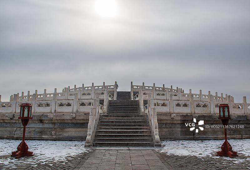 北京天坛公园圜丘坛图片素材